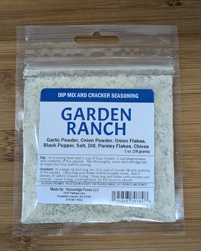 Roswell Garden Ranch Dip Mix & Cracker Seasoning