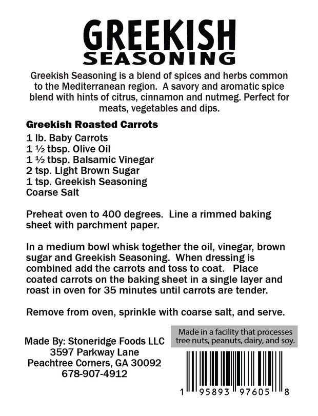 Greekish Seasoning