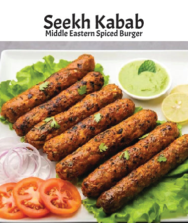 Seekh Kabab (Middle Eastern Spiced Burger)