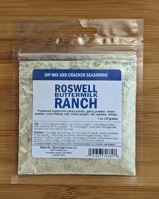 Roswell Ranch Dip Mix & Cracker Seasoning