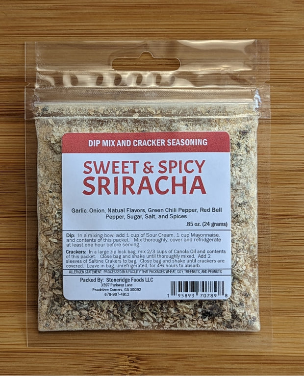 Sweet & Spicy Sriracha Dip Mix & Cracker Seasoning